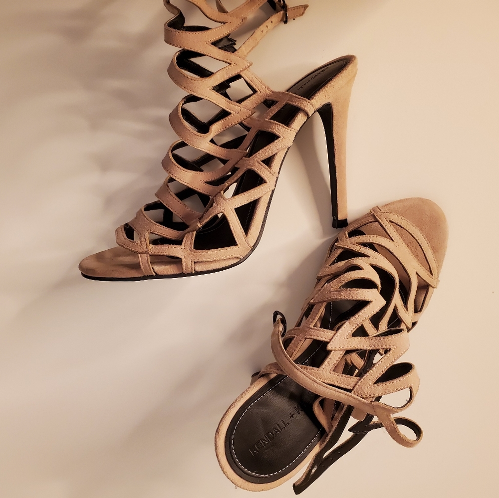 Kendall + Kylie Ankle heeled sandals